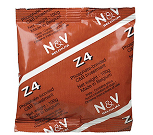 Паковочные массы Z4 и MG-Vest производства N&V Belgium