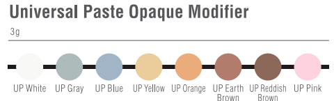Таблица цветов Universal Paste Opaque Modifier