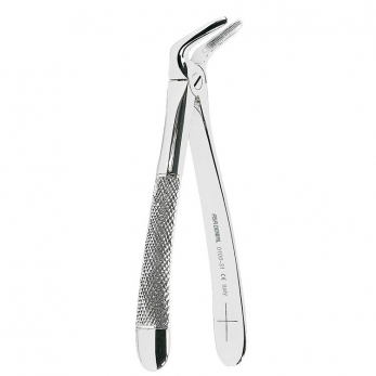 Asa Dental 0100-31 щипцы для удаления нижних корней и резцов, с зубчиками, стандартная ручка
