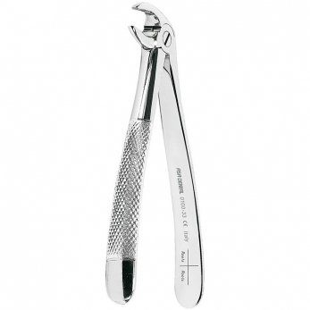 Asa Dental 0100-33 щипцы для удаления нижних корней, с зубчиками, стандартная ручка