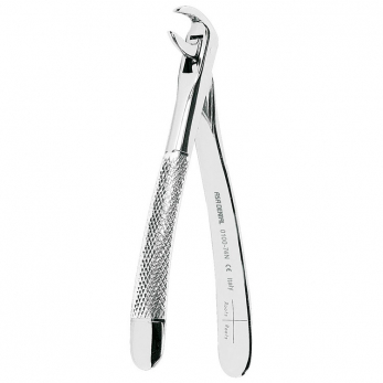 Asa Dental 0100-74N щипцы для удаления нижних корней, с зубчиками, стандартная ручка