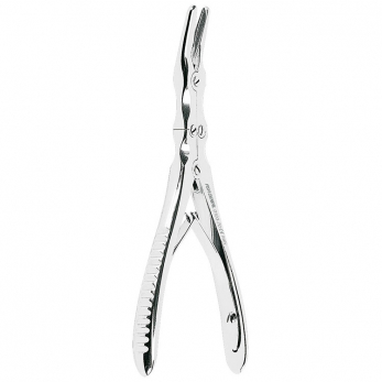 Asa Dental 0103-70 щипцы для снятия альвеолярного гребня, изогнутые, 15,5 см, стандартная ручка