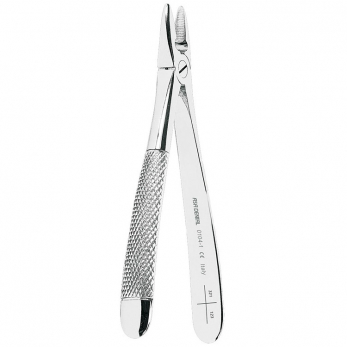 Asa Dental 0104-1 щипцы для удаления для верхних резцов и клыков, универсальные, с зубчиками, стандартная ручка
