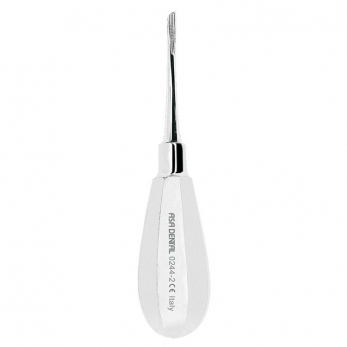 Asa Dental 0244-3 элеватор прямой, со скошенным справа рифленным концом, 4,2 мм