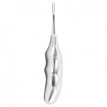Asa Dental 0250-2 элеватор прямой, с закругленным концом, с анатомической формой ручки, 4 мм