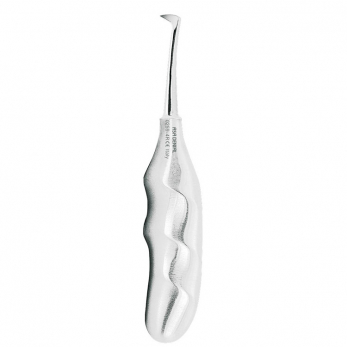 Asa Dental 0259-4R элеватор изогнутый к себе, с анатомической ручкой