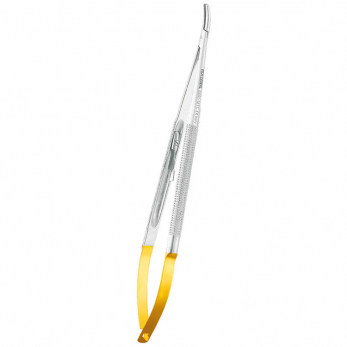 Asa Dental 0451-18TC иглодержатель микрохирургический, c карбидовыми вставками, 18 см