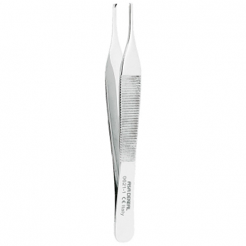 Asa Dental 0621-1 Adson 1x2 пинцет хирургический прямой, для мягких тканей, 12 см