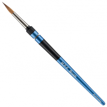 MPF Standard Spring Brush кисть с рукояткой цвета Light Blue (голубой), натуральный ворс Kolinsky, размер 6, 1 шт.