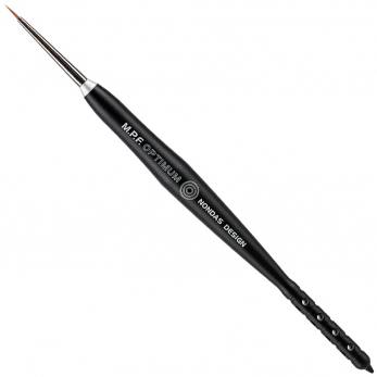 MPF Optimum Ceramic Brush Stain кисть с рукояткой цвета Black (черный), натуральный ворс Kolinsky, для красителей, 1 шт.