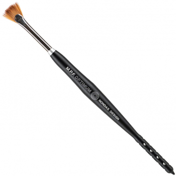MPF Optimum Ceramic Brush Contour кисть с рукояткой цвета Black (черный), натуральный ворс Kolinsky, для контурирования, 1 шт.