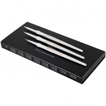 MPF Zirconia Stain 3-in-1 Brush Kit набор кистей для красителей, синтетический ворс, размеры 1, 2, 3