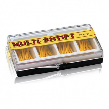 Штифты беззольные Multi-Shtift желтые, диаметр 1,2 мм, 80 шт.