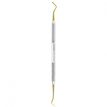 Asa Dental 1209T-2 штопфер-гладилка двусторонняя, шарик - гладилка, с нитрит-титановым покрытием