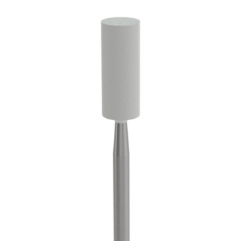 MPF White Pearl Small Barrel полир для керамики и диоксида циркония, форма цилиндр, рабочая часть 4,8 x 13 мм, 1 шт.