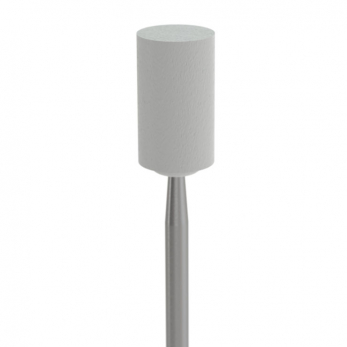 MPF White Pearl Large Barrel полир для керамики и диоксида циркония, форма цилиндр, рабочая часть 6,5 x 13 мм, 1 шт.
