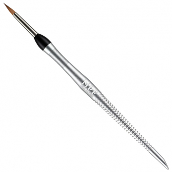 MPF Revolution Brush кисть с рукояткой цвета Silver Moon (серебристый), натуральный ворс Kolinsky, размер 4, 1 шт.