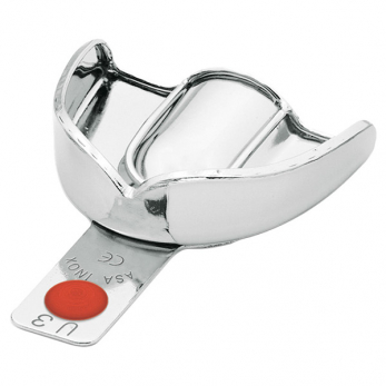 Asa Dental Perma-Lock ложка слепочная из нержавеющей стали верхняя, без перфорации, с бортиком, размер S