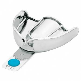 Asa Dental Perma-Lock ложка слепочная из нержавеющей стали верхняя, без перфорации, с бортиком, размер M