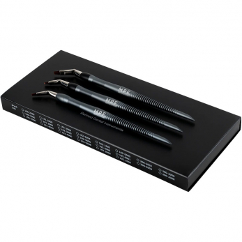 MPF Composite Flat Brush Angled 3 in 1 kit набор из 3 угловых плоских кистей для композитных материалов