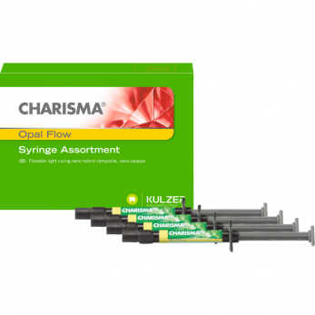 Charisma Opal Flow Assortment текучий композит для пломбирования, 4 шприца по 1,8 г