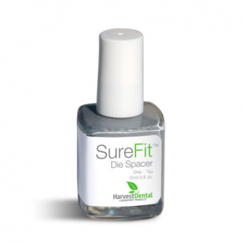 SureFit Die Spacer лак для штампиков, толщина слоя 12 мкм, цвет серый, 15 мл