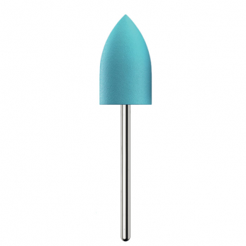 Kenda Acrylic Blue полир для акриловых зубных протезов, форма пулевидная, диапазон полировки более 150 мкм, рабочая часть 12,5 x 22 мм, 12 шт.