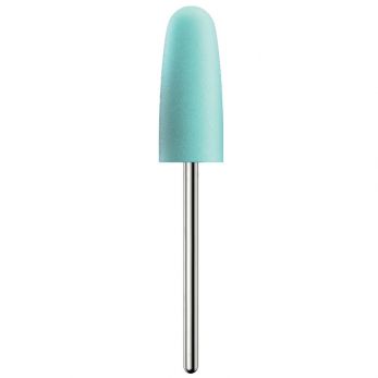 Kenda Acrylic Blue полир для акриловых зубных протезов, форма конус закруглённый, диапазон полировки 150-63 мкм, рабочая часть 10 x 24,5 мм, 12 шт.