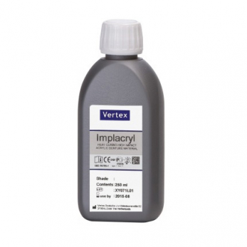 Vertex Implacryl (Вертекс Имплакрил) пластмасса, жидкость, 250 мл