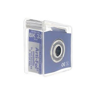 Bausch BK 33 фольга артикуляционная синяя металлик 12 мкм, 22 мм x 20 м