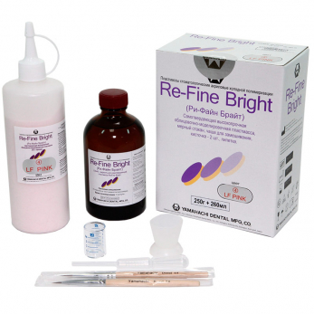 Re-Fine Bright пластмасса самотвердеющая быстрой полимеризации, цвет 4-LF Pink, 250 г + 260 мл