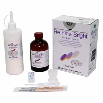 Re-Fine Bright пластмасса самотвердеющая быстрой полимеризации, цвет A2, 250 г + 260 мл