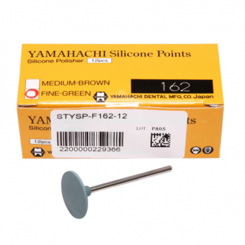 New Silicone Points F162 полир силиконовый для предварительной обработки сплавов и пластмасс, форма диск, 12 шт.