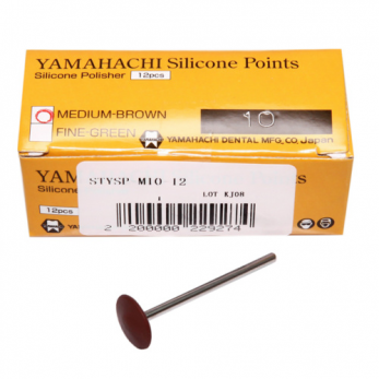 New Silicone Points M10 полир силиконовый для предварительной обработки сплавов и пластмасс, форма сфера, 12 шт.