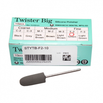 Полир силиконовый Twister Big F2 для финишной обработки композитов, 10 шт.