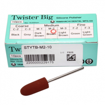 Полир силиконовый Twister Big M2 для обработки композитов, 10 шт.