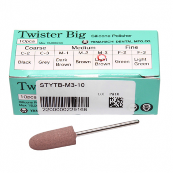 Полир силиконовый Twister Big M3 для обработки акрила, 10 шт.