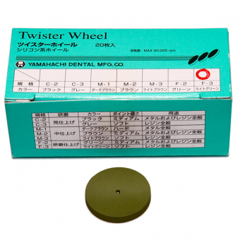Twister Wheel F-3 диск полировочный для финишной обработки акрила, 20 шт.