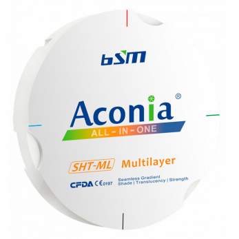 Aconia SHT ML диск диоксида циркония, 95 x 14 мм, цвет 0M2