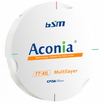 Aconia TT ML диск диоксида циркония, 95 x 25 мм, цвет A4