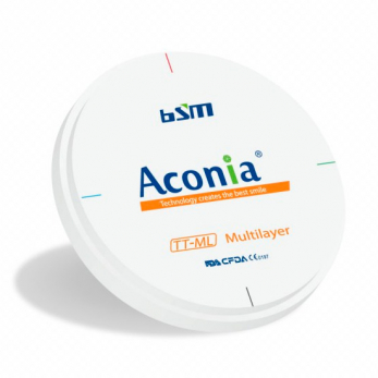 Aconia TT ML диск диоксида циркония, 98 x 16 мм, цвет A2