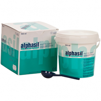 Alphasil putty soft C-силиконовая слепочная масса, базовый слой, 900 мл
