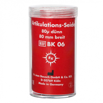 Bausch BK 06 шелк артикуляционный 80 мкм, 80 мм x 3 м, красный