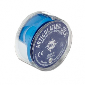 Bausch BK 07 шелк артикуляционный 80 мкм, 16 мм x 10 м, синий
