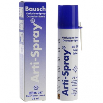 Bausch Arti-Spray BK 287 спрей для индикации окклюзионных контактов, синий, 75 мл
