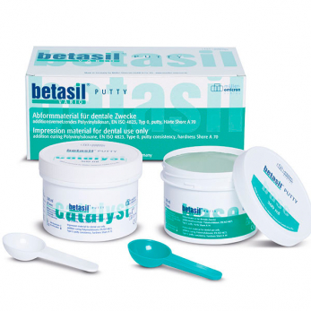 Betasil Vario Putty A-силиконовая слепочная масса, базовый слой, 300 мл + 300 мл