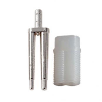 Bi-V-Pin with Sleeve би-пины никелированные с пластиковыми втулками, 1000 шт.