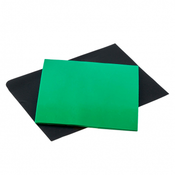 Bio-Art Soft Plate Green пластины для кап зелёные 3,0 мм, квадратные, мягкие, 5 шт.