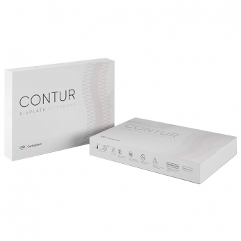 bioPLATE Contur резорбируемая двухслойная мембрана, супер эластичная, 15х20 мм