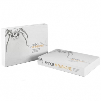 bioPLATE MEMBRANE Spider 2 коллагеновая армированная титановым каркасом мембрана, 30х40 мм